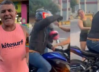 VÍDEO: Mulher é agredida por empresário de Manaus após briga de trânsito