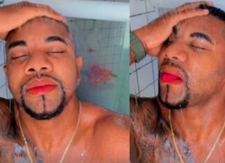 Ex-BBB Davi Brito sensualiza durante o banho e vira piada na internet