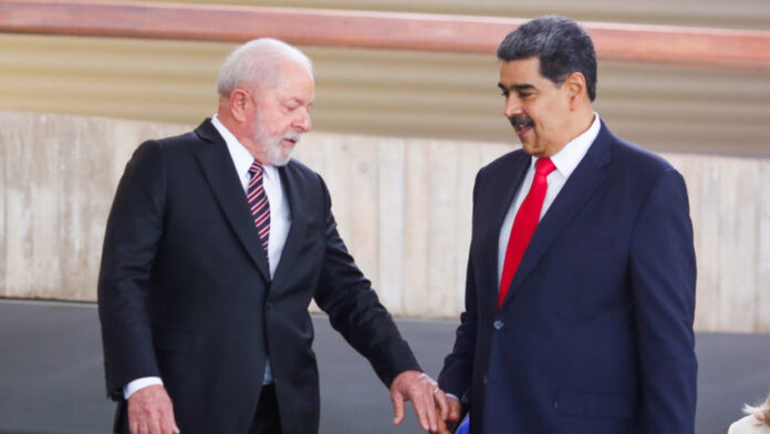 NicolasMadruro-Lula-Itamatary-Brasil-Venezuela-Janja-LuizInacio-CiriaMaduro-Seguranca-Militares-PracaDos3Poderes-29mai2023