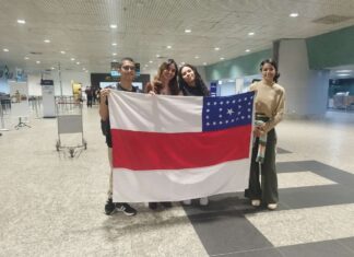 Alunos do Colégio Militar da Polícia Militar do Amazonas embarcam para participarem da Olimpíada de Matemática, em São Paulo