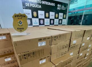Operação Sabre: Polícia Civil apreende mais de duas toneladas de equipamentos eletrônicos avaliados em mais de R$ 2 milhões