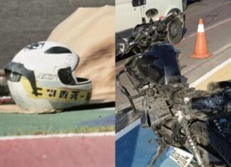 Diarista morre após motociclista de aplicativo fazer manobra perigosa em Manaus