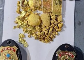 Agosto: Polícia Federal apreende aproximadamente 1 kg de ouro no Amazonas