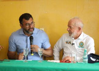 Em visita a comunidades de Manaquiri, Alvarães e Tefé, Wilson Lima reforça pedidos de apoio no enfrentamento à estiagem ao presidente da República