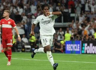 Endrick marca e garante vitória do Real Madrid na abertura da Liga dos Campeões