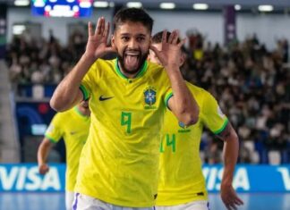 Brasil vence Marrocos e avança à semifinal da Copa do Mundo de Futsal