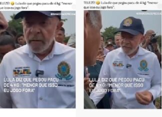 VÍDEO: Durante visita ao AM, Lula viraliza ao dizer que já pescou “Pacu de 4kg”