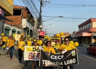 Setembro Amarelo: Seas realiza caminhada durante a campanha sobre a prevenção ao suicídio