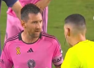 Lionel Messi escapa de ser expulso após xingar juiz de Filho da P***