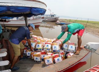 Governo do Amazonas divulga boletim sobre a estiagem no estado, neste sábado