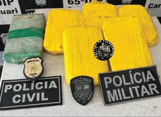 Suspeito é preso transportando drogas disfarçadas em saco de farinha no Amazonas