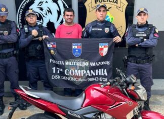 Patrulhamento da PMAM no Bairro da Paz resulta na recuperação de veículo roubado
