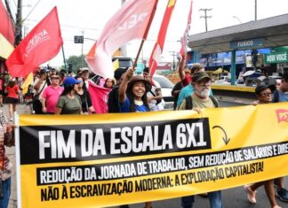 Zona Leste de Manaus sedia protesto contra a jornada de trabalho “6 por 1”