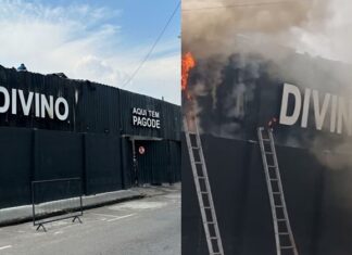 Princípio de incêndio atinge Bar do Divino no Parque Dez de Novembro, em Manaus; assista!