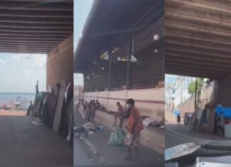 Vídeo nas redes sociais mostra “cracolândia” no Centro Histórico de Manaus; assista!