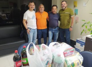 Visa Manaus doa 20 cestas básicas ao projeto “Bom de Bola”