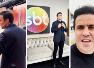 Pablo Marçal grava programa no SBT e mostra bastidores: “Primeiro dia de CLT”