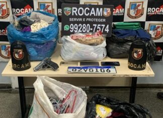 Dupla de bandidos é presa pela ROCAM após roubo a loja de roupas no Jorge Teixeira