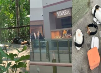 Tentativa de assalto à Vivara no Manauara Shopping termina com ação rápida da ROCAM; assista!