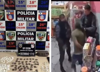 Polícia prende traficante com drogas em mercado na Colônia Santo Antônio