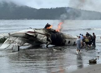 Aeronave cai após ultrapassar pista e acidente resulta em óbito