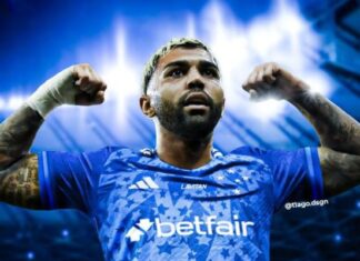 Cruzeiro anuncia a contratação de Gabigol
