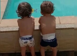 Irmãos gêmeos de 1 ano são vítimas de afogamento em piscina