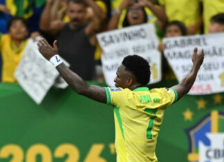 Com gol decisivo de Vinícius Júnior, Brasil bate a Colômbia nas Eliminatórias para a Copa