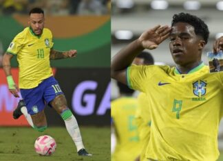Lesionado, Neymar fica fora, e Endrick é chamado por Dorival