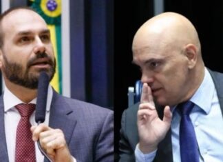 Alexandre Moraes abre inquérito contra Eduardo Bolsonaro por atuação nos EUA
