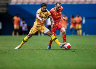 Joelson marca, e Manauara bate o Amazonas na Arena da Amazônia