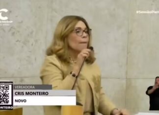Após se declarar “branca, bonita e rica”, vereadora é acusada de racismo e sessão é interrompida