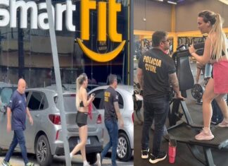 Educadora física que se passava por médica e sobrinha de David Almeida foi presa enquanto estaca em aparelho de academia