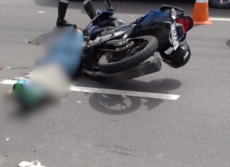 Falta de sinalização da Prefeitura de Manaus pode ter causado acidente que matou motociclista