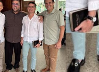 David Almeida usa camisa de mais de R$ 4 mil em meio a obras paradas e acidentes fatais na cidade