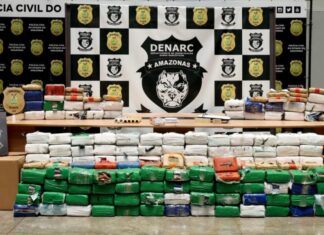 Cerca de 300 quilos de skunk avaliados em R$ 6 milhões são interceptados pela PC-AM antes de chegar à Europa