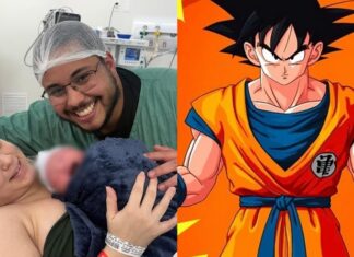 Pais brasileiros homenageiam criador de Dragon Ball e dão nome ao filho