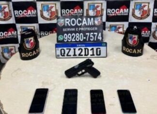 Trio é capturado pela ROCAM após sequestrar motorista e roubar celulares