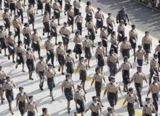 Cerca de 4 mil alunos dos Colégios Militares da PMAM desfilam na solenidade de 5 de setembro