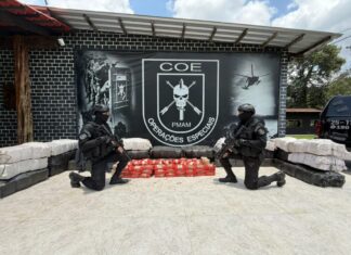 Polícia Militar do Amazonas apreende 1,4 tonelada de drogas em Santa Isabel do Rio Negro