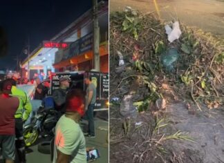 Jovem morre após cair de moto com pai que tentou desviar de entulho em avenida de Manaus