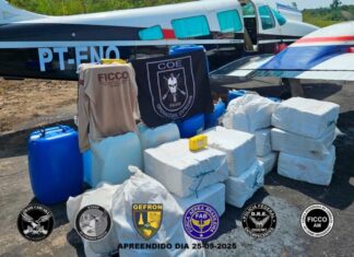 Interior do Amazonas: aeronave com drogas avaliadas em R$ 7 milhões é apreendida
