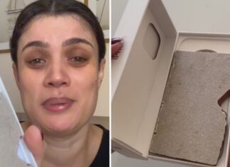 Caso viraliza: influenciadora recebe azulejo no lugar de iPhone e vídeo alcança milhões de visualizações