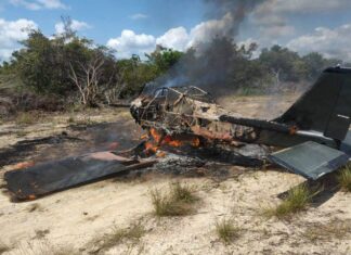 Governo Federal reforça combate ao garimpo ilegal com destruição de aeronave em Roraima