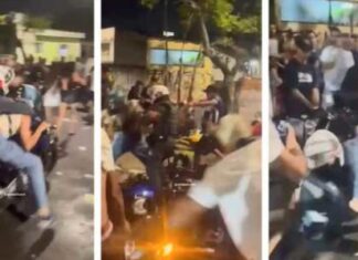PM é agredido por motociclistas ao tentar prender suspeito durante ‘rolezinho’ no ABC