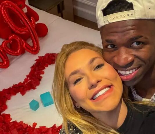 Jogador do Real Madrid, Vini Jr. confirma relacionamento com a influencer Virginia