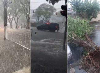 Inscritos enfrentam alagamentos e queda de luz no “Enem dos concursos” em Manaus