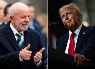 Trump volta a elogiar Lula durante evento com Milei