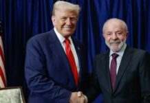 Trump não mencionou Bolsonaro em reunião com Lula, diz governo brasileiro