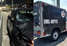 Mulher morre atropelada ao tentar atravessar a Ponte Rio Negro em Manaus